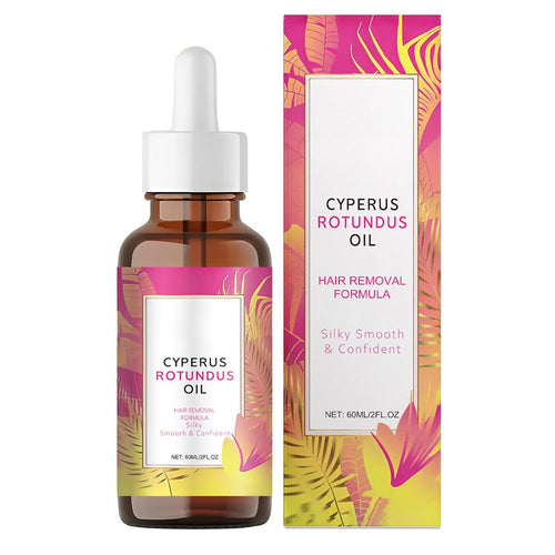 MQN Aceite Natural Depilador e Inhibidor de Crecimiento Capilar Cyperus Rotundus 60ml