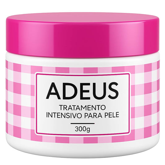 Adeus Crema Brasileña para Estrías con Árnica, Jengibre, Cafeína y Té Verde 300g