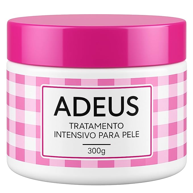 Adeus Crema Brasileña para Estrías con Árnica, Jengibre, Cafeína y Té Verde 300g