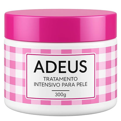 Adeus Crema Brasileña para Estrías con Árnica, Jengibre, Cafeína y Té Verde 300g