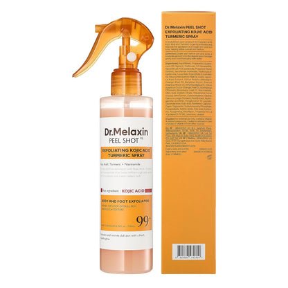Dr.Melaxin Spray Exfoliante Corporal Ácido Kójico y Cúrcuma 200ml