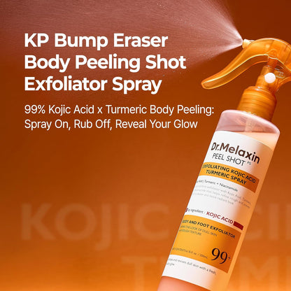 Dr.Melaxin Spray Exfoliante Corporal Ácido Kójico y Cúrcuma 200ml