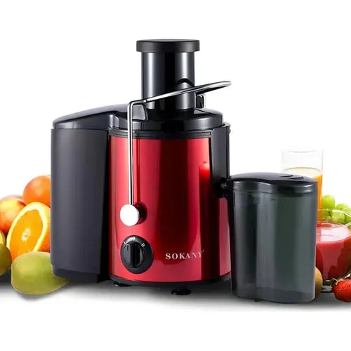 EXTRACTOR/EXPRIMIDOR DE JUGO ELÉCTRICO ROJO (RAF)