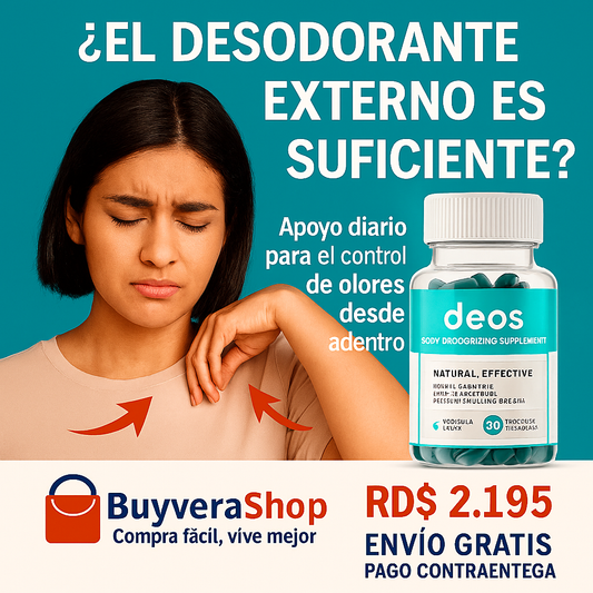 DEOS – SUPLEMENTO DESODORIZANTE INTERNO (30 cápsulas)