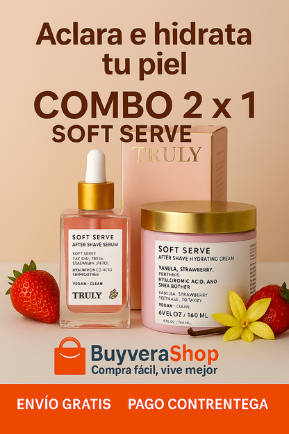 2 X 1: TRULY CREMA + TRULY SERUM FRESA