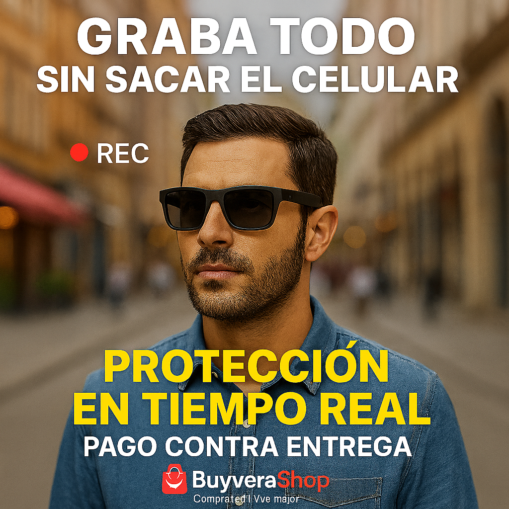 GAFAS INTELIGENTES CON AUDIO Y VIDEO