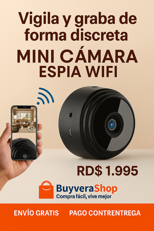 MINI CÁMARA ESPÍA WIFI – FULL HD 1080P